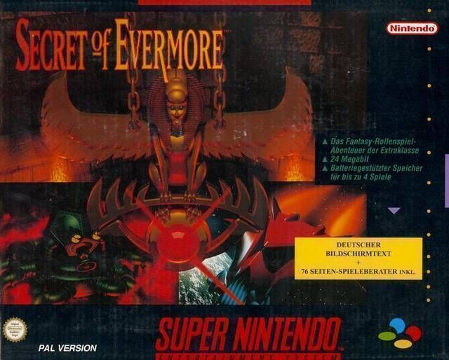 Secrets Of Evermore (USA) Game Cover